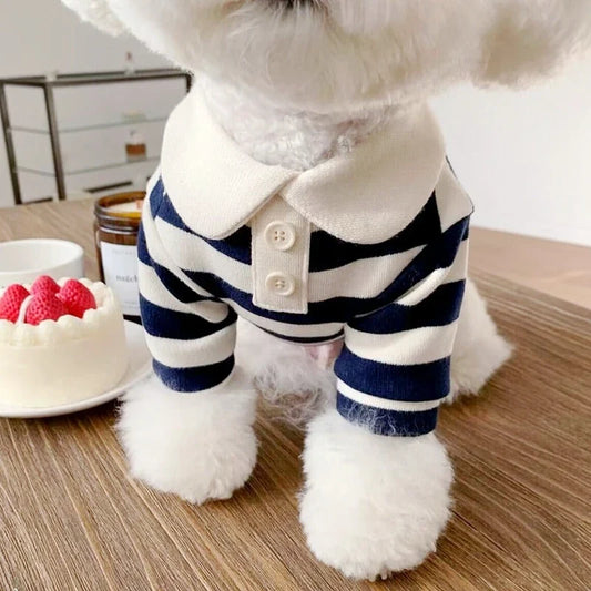 Summer Dog Polo Shirt for Small Dogs-0