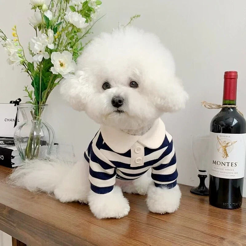 Summer Dog Polo Shirt for Small Dogs-2
