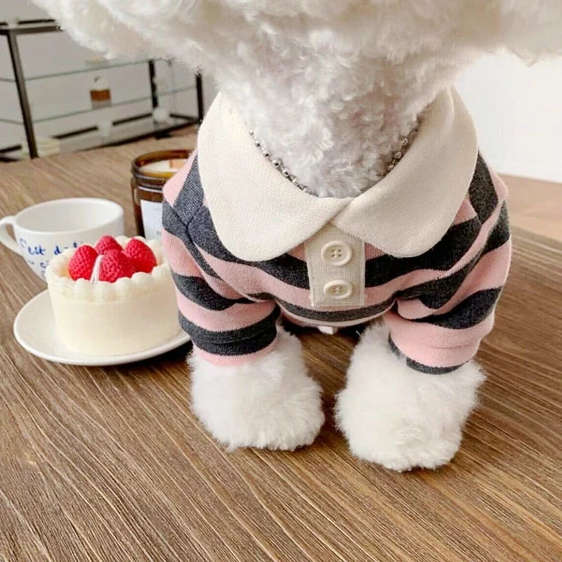 Summer Dog Polo Shirt for Small Dogs-6