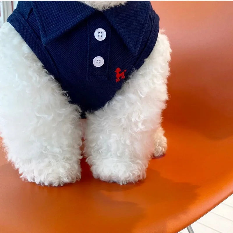 Summer Dog Polo Shirt for Small Dogs-9